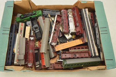 Lot 819 - Large collection of Hornby Tri-ang Lima and other 00 gauge Locomotives Coaches and wagons requiring minor or extensive attention (qty)