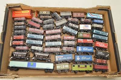 Lot 823 - Hornby Tri-ang Airfix Lima and other 00 gauge  Private Owner Open and closed wagons  (53)