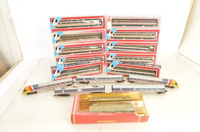 Lot 828 - Lima Hornby 00 gauge modern APT Pacer and Inter city Power units and coaches (16)