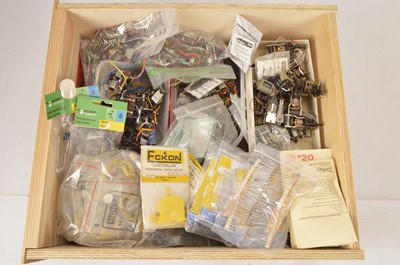 Lot 853 - Collection of 00/H0 electrical accessories and components  with locomotive motors, (qty)