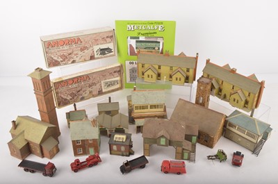 Lot 892 - Anorma and Superquick Railway and Lineside buildings built kits  00 gauge (qty)