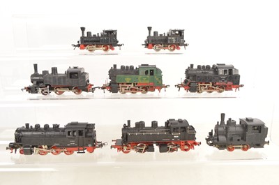 Lot 926 - Fleischmann  Rivarossi and other HO gauge Steam tank locomotives (8)