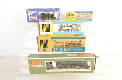 Lot 928 - Piko Trix HO gauge Steam locomotive sets in original boxes (3)