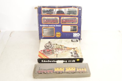 Lot 929 - Lima Piko Jouef HO gauge Steam locomotive sets in original boxes (5)