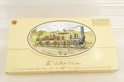 Lot 990 - US outline Bachmann Model Power steam locomotive sets H0 gauge in original boxes (2)