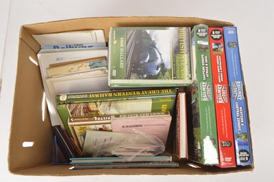 Lot 1000 - Collection of Railway books DVDs and BR Documents (qty)