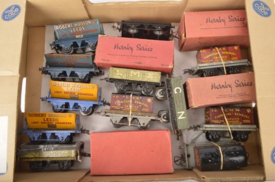 Lot 1053 - Hornby 0 Gauge group of Pre-war Goods wagons (25)