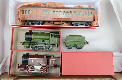 Lot 1054 - Hornby 0 Gauge Locomotives and Passenger Rolling stock (3)