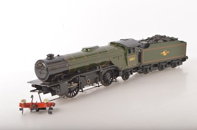 Lot 1103 - Scratch/Kitbuilt 0 Gauge 2-6-2 Loco & Tender BR lined Green class V2