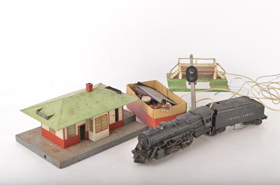 Lot 1120 - Lionel American 0 Gauge Trains and Accessories (2 boxes)