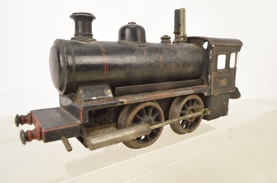 Lot 1127 - A Bing 0 Gauge live steam LNWR 0-4-0 Locomotive only