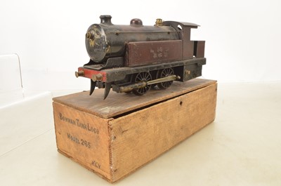 Lot 1132 - A Bowman 0 Gauge live steam No 265 Tank Locomotive