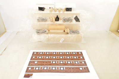 Lot 1141 - Three Repro 'Bowman' 0 Gauge Coach Kits and other parts (qty)