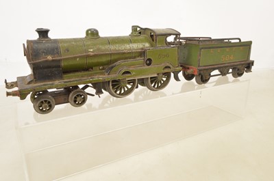 Lot 1144 - A Bing 0 Gauge clockwork L&NER 'George the Fifth' 4-4-0 Locomotive and Tender (2)