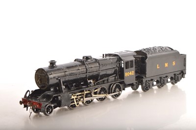 Lot 1158 - Scratch built 0 Gauge 2-8-0 Loco & Tender LMS black class 8F