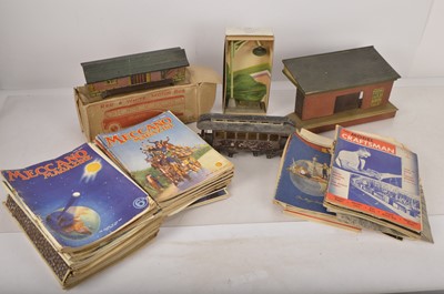 Lot 1177 - 0 gauge and Gauge 1 Building and Lamp by Hugar Brimtoy and Jep Chad Valley  Bus Box Meccano Magazine Model Railroad Literature Rivarossi Locomotive Instructions and other publications (qty)