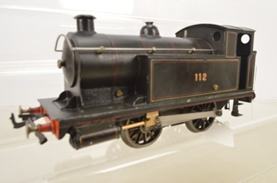 Lot 1180 - A Bing/Bassett-Lowke Gauge 1 re-motored electric '112' Tank Locomotive