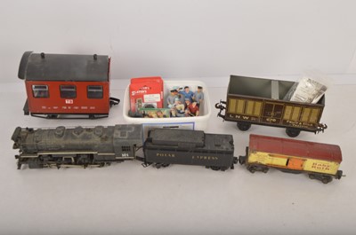 Lot 1195 - Collection of American 0 Gauge Carette Gauge 1 Fruit Van and  various Diecast vehicles (qty)