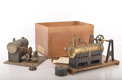 Lot 1203 - Mersey Model Co and Bowman pair of Steam plants (3)