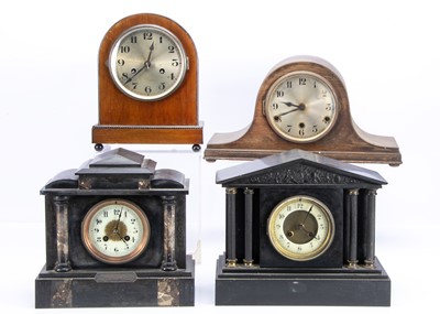 Lot 10 - Four mantle clocks