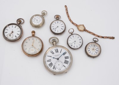 Lot 49 - Seven pocket watches