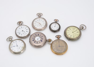 Lot 51 - Seven pocket watches