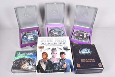 Lot 497 - Star Trek DVDs / Book