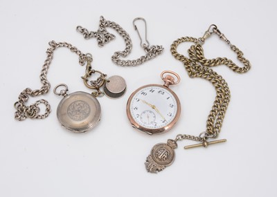 Lot 58 - Two silver pocket watches