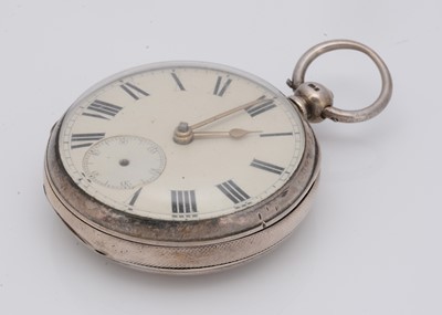 Lot 87 - A Victorian silver open faced pocket watch