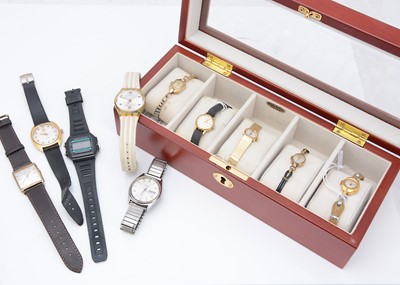 Lot 94 - A large collection of wristwatches