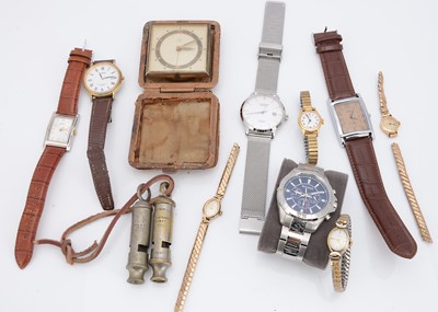 Lot 107 - A mixed lot of watches and other items