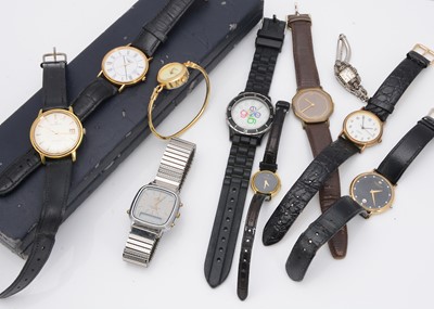 Lot 112 - Ten wristwatches