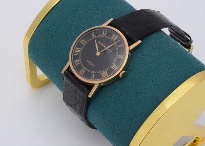 Lot 136 - A modern Bueche-Girod quartz 9ct gold cased wristwatch