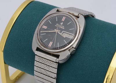 Lot 150 - A c1970s Bulova Accutron stainless steel wriswatch