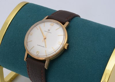 Lot 158 - A c1960s Hamilton automatic gold plated wristwatch