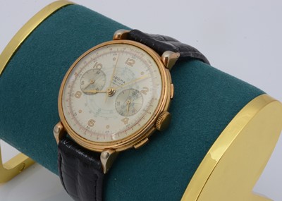 Lot 166 - A c1950s Dogma Prima manual wind gold plated wristwatch