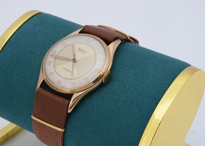 Lot 168 - A 1950s Rotary manual wind 9ct gold cased wristwatch