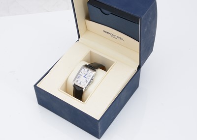 Lot 174 - A modern Raymond Weil quartz stainless steel wristwatch