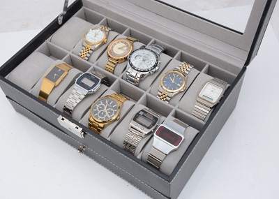 Lot 178 - Ten various wristwatches