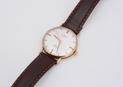 Lot 181 - A c1970s Rotary maunal wind 9ct gold cased wristwatch