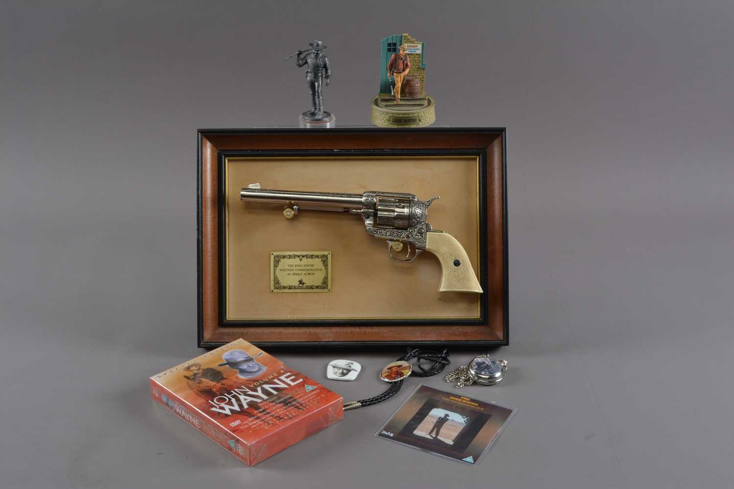 Lot 511 - John Wayne Gun / memorabilia