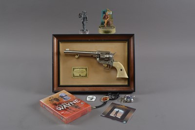 Lot 511 - John Wayne Gun / memorabilia