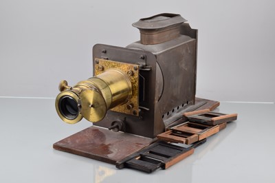 Lot 3 - A Tin & Brass Magic Lantern