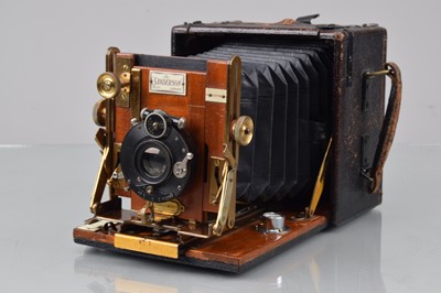 Lot 34 - A Sanderson Hand and Stand Quarter Plate Camera