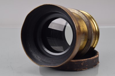 Lot 44 - A R.O.J.A. Vorm Emil Busch Busch's Portrait Aplanat No 4 Foc 14 Inch f/6 Lens