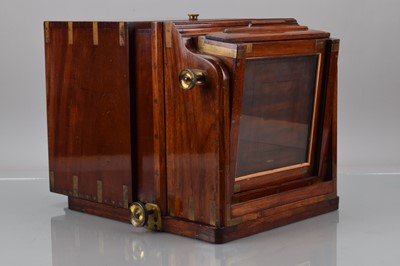 Lot 48 - A Ross Wet Plate Sliding Box Half Plate Camera