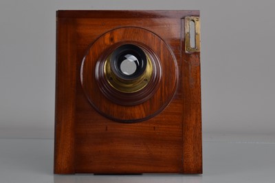 Lot 48 - A Ross Wet Plate Sliding Box Half Plate Camera