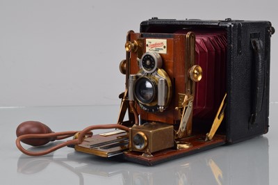 Lot 50 - A Sanderson Hand and Stand Quarter Plate Camera