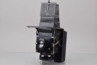 Lot 85 - An Ihagee Patent Klapp Reflex 9 x 12 (No. 1120) Camera