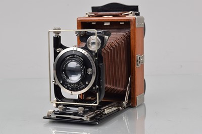 Lot 97 - A Zeiss Ikon Tropen Adoro 230/3 Tropical 6 x 9 Folding Plate Camera